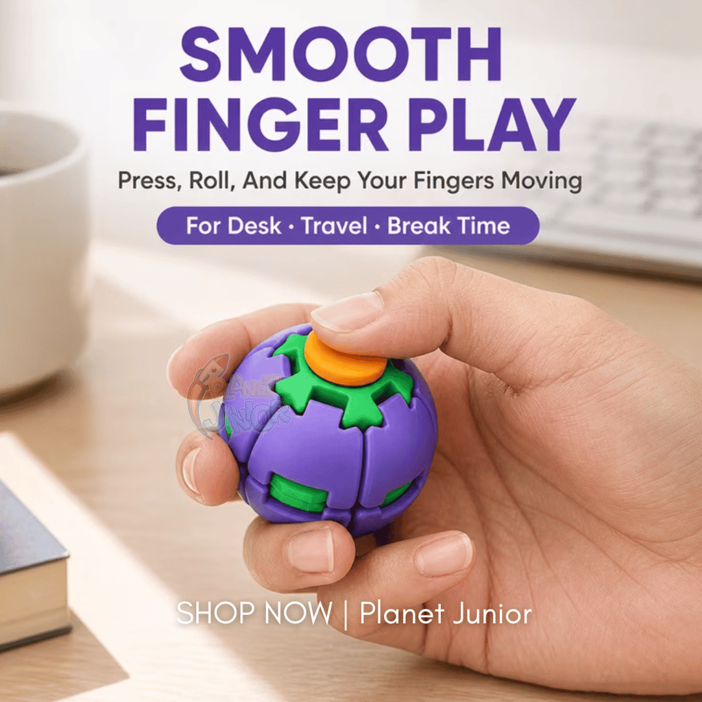 Colorful Press & Spin Fidget Ball