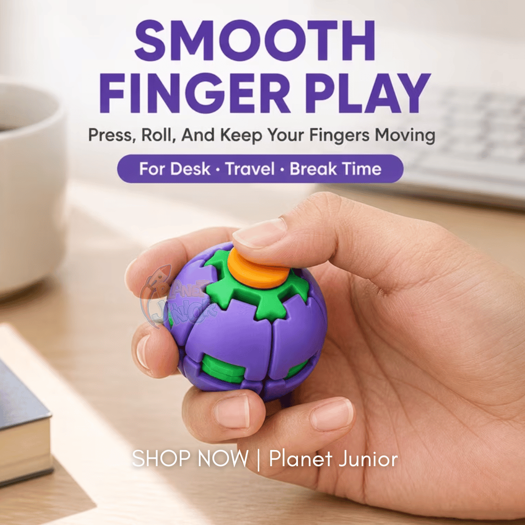 Colorful Press & Spin Fidget Ball