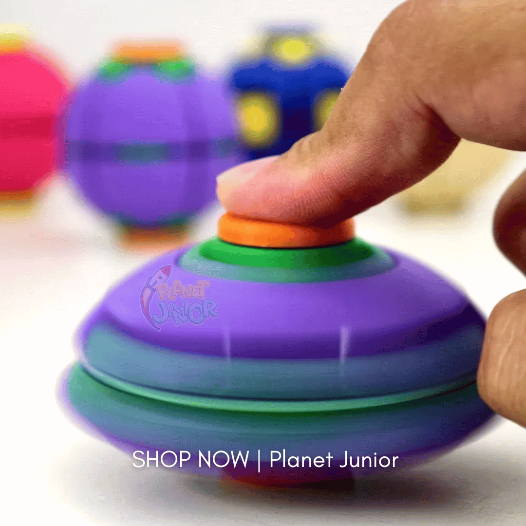 Colorful Press & Spin Fidget Ball