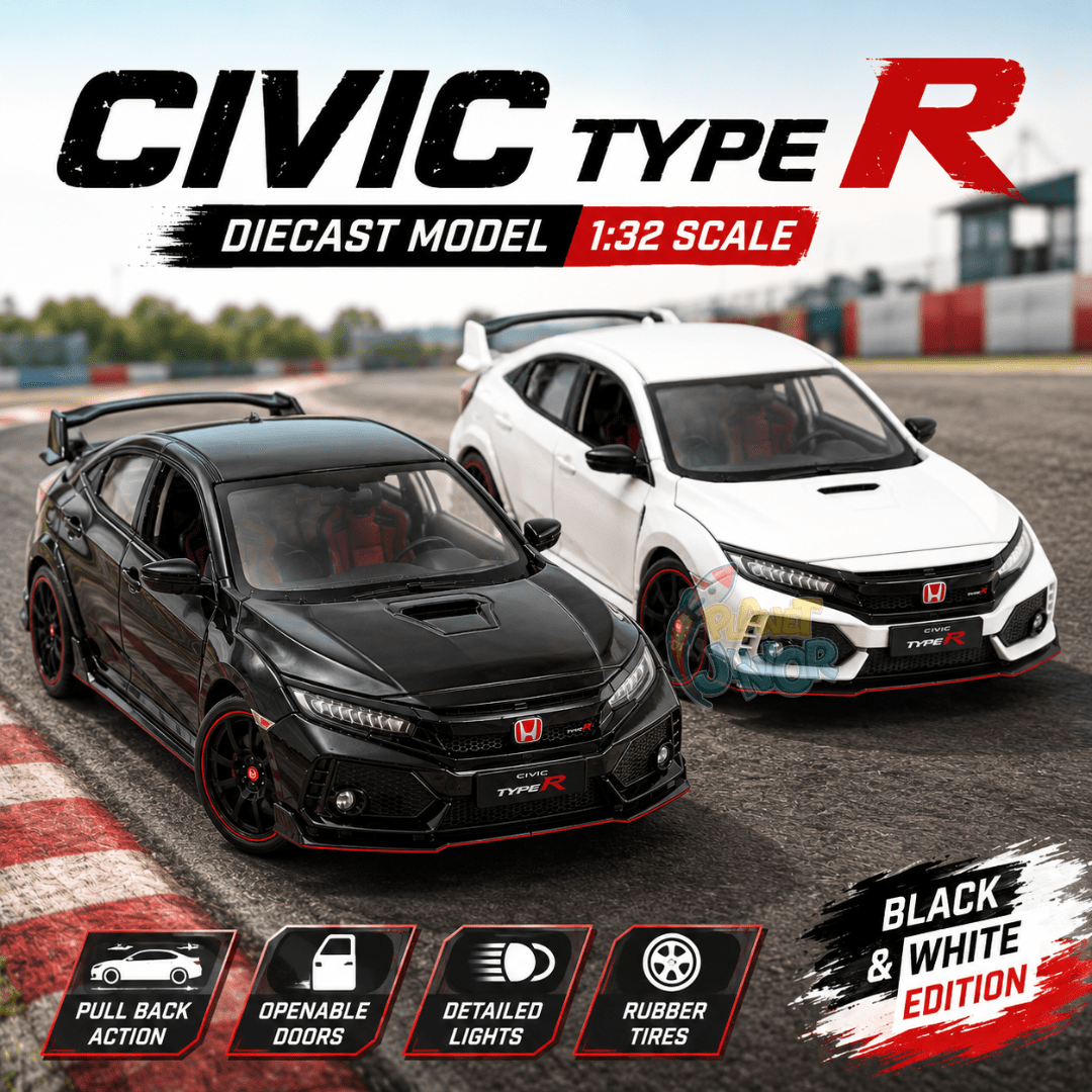 1:32 Scale Honda Civic Type R Die-Cast Model Car
