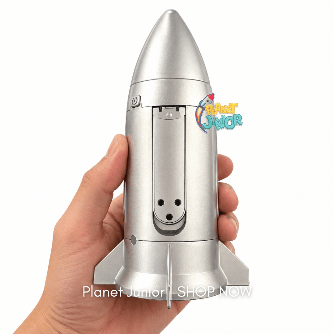 RC Rocket Spray Aircraft with Gravity Control, Lights & Water Mist | Silver