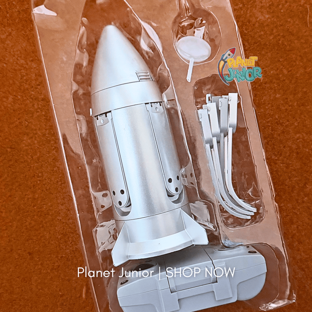 RC Rocket Spray Aircraft with Gravity Control, Lights & Water Mist | Silver