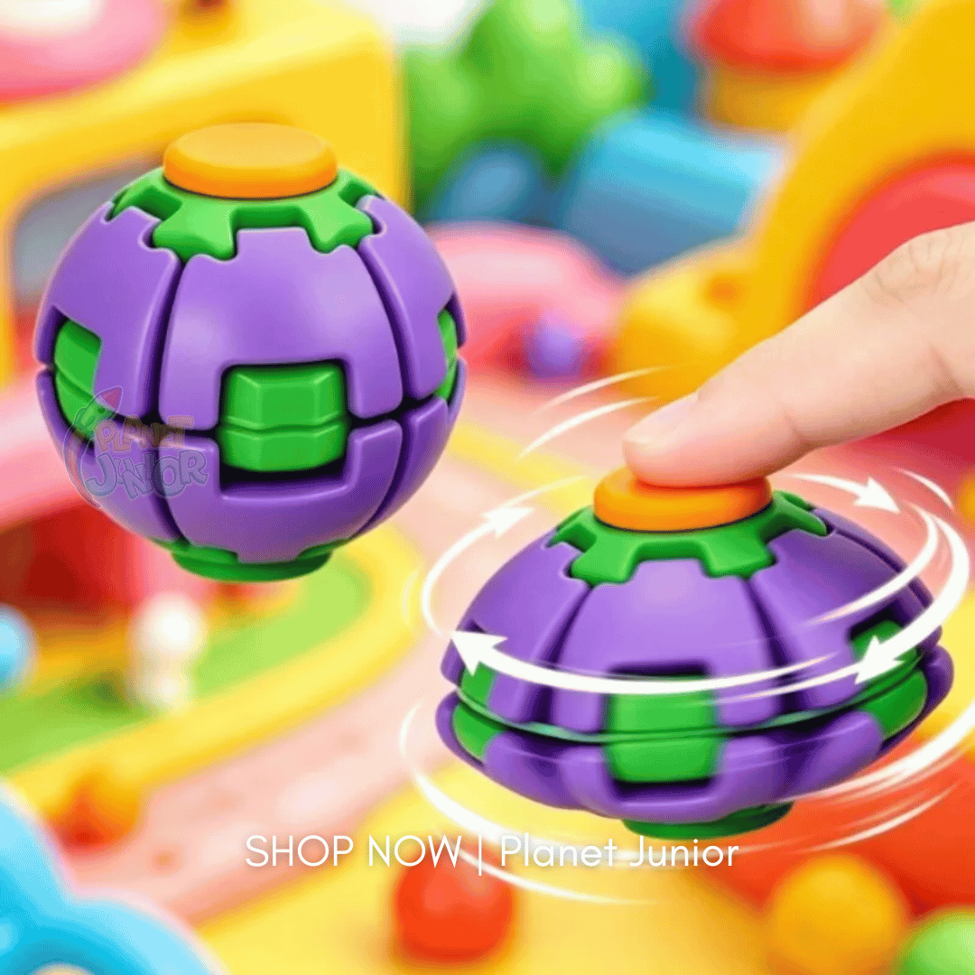Colorful Press & Spin Fidget Ball