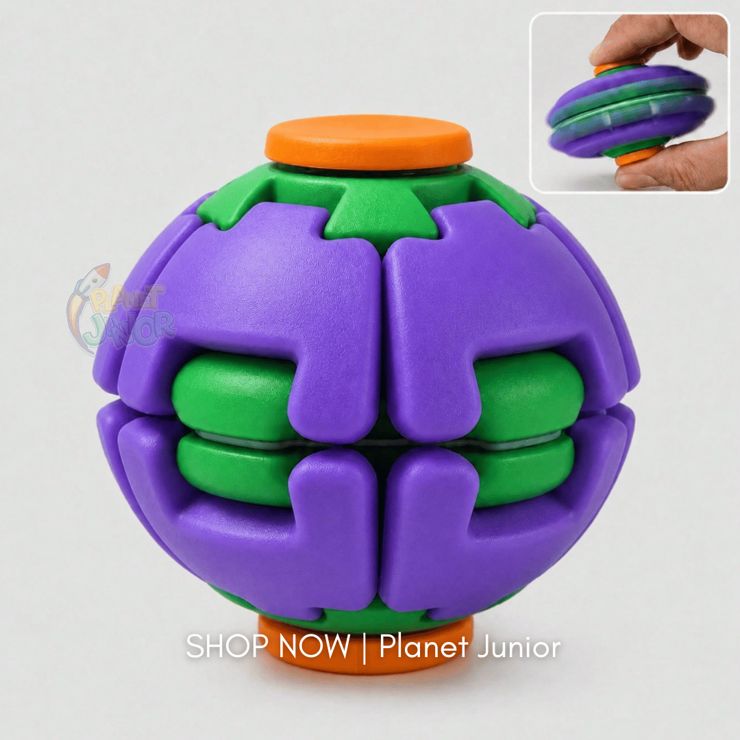 Colorful Press & Spin Fidget Ball