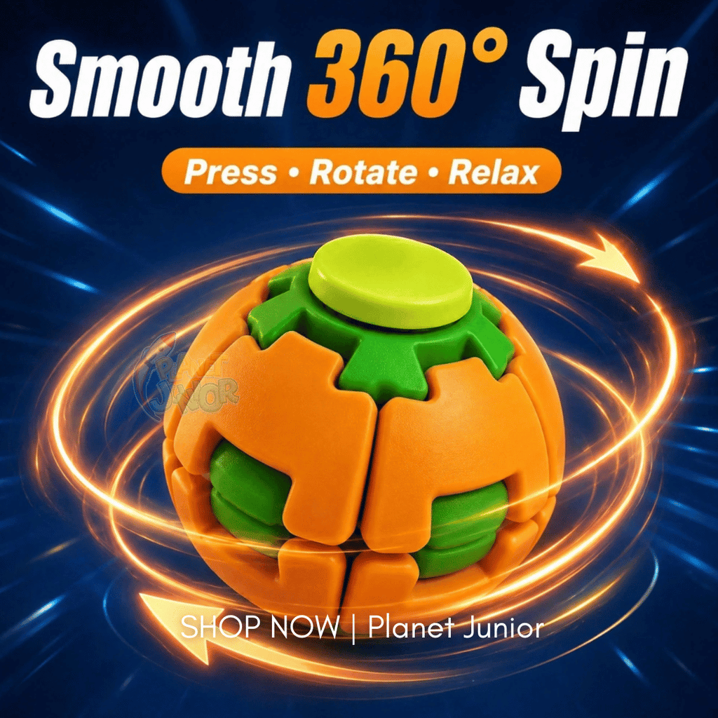 Colorful Press & Spin Fidget Ball