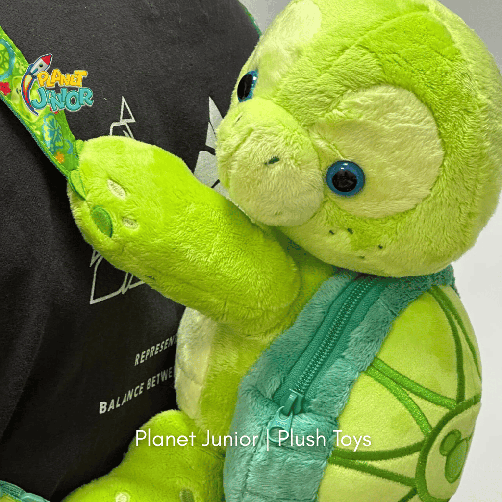 Cute Turtle Plush Backpack – Soft Stuffed Animal Shoulder Bag for Kids | 30cm