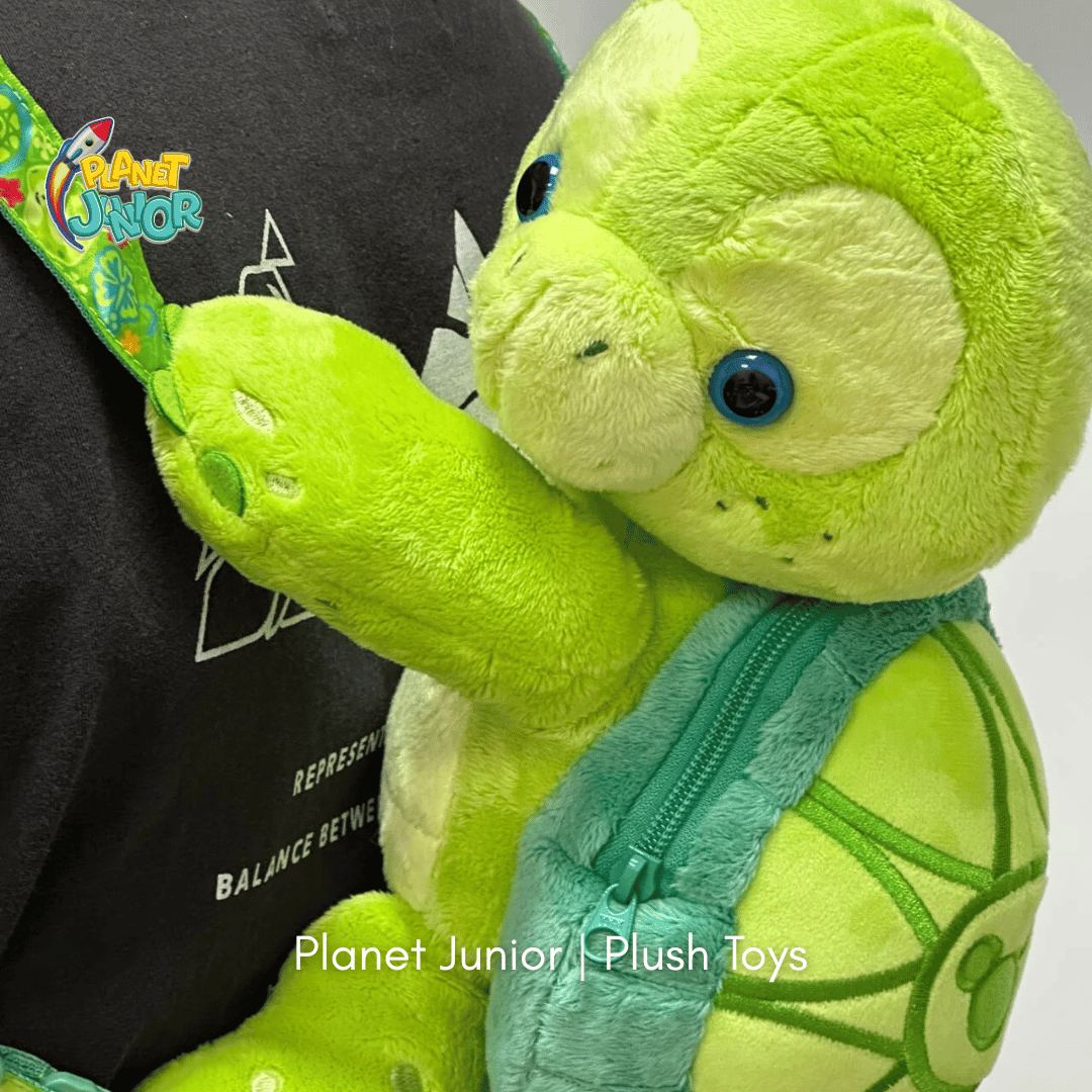 Cute Turtle Plush Backpack – Soft Stuffed Animal Shoulder Bag for Kids | 30cm