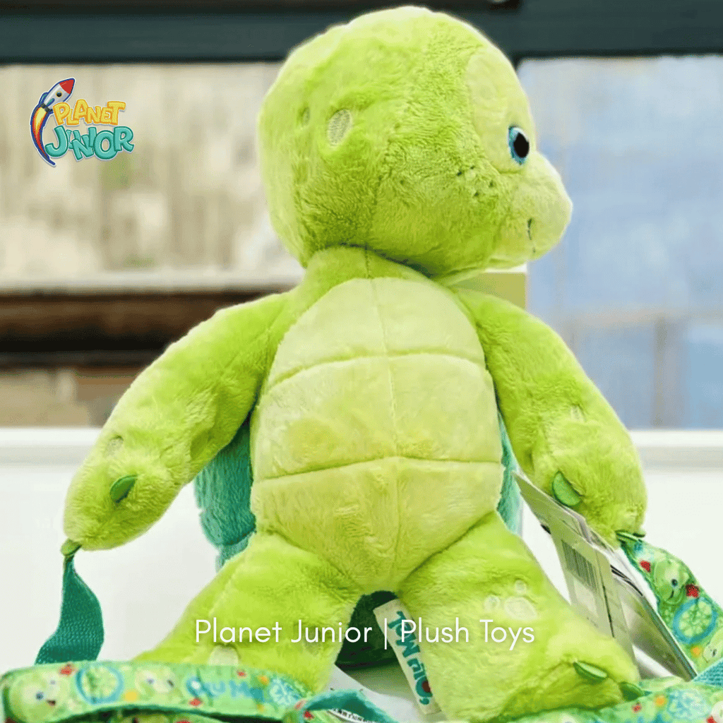 Cute Turtle Plush Backpack – Soft Stuffed Animal Shoulder Bag for Kids | 30cm
