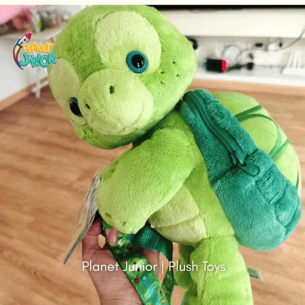 Cute Turtle Plush Backpack – Soft Stuffed Animal Shoulder Bag for Kids | 30cm
