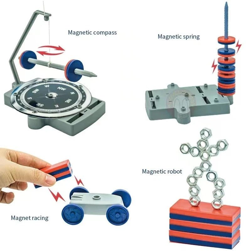 12-in-1 Magnetic Science Learning Kit | Hands-On Physics Experiment Set for Kids
