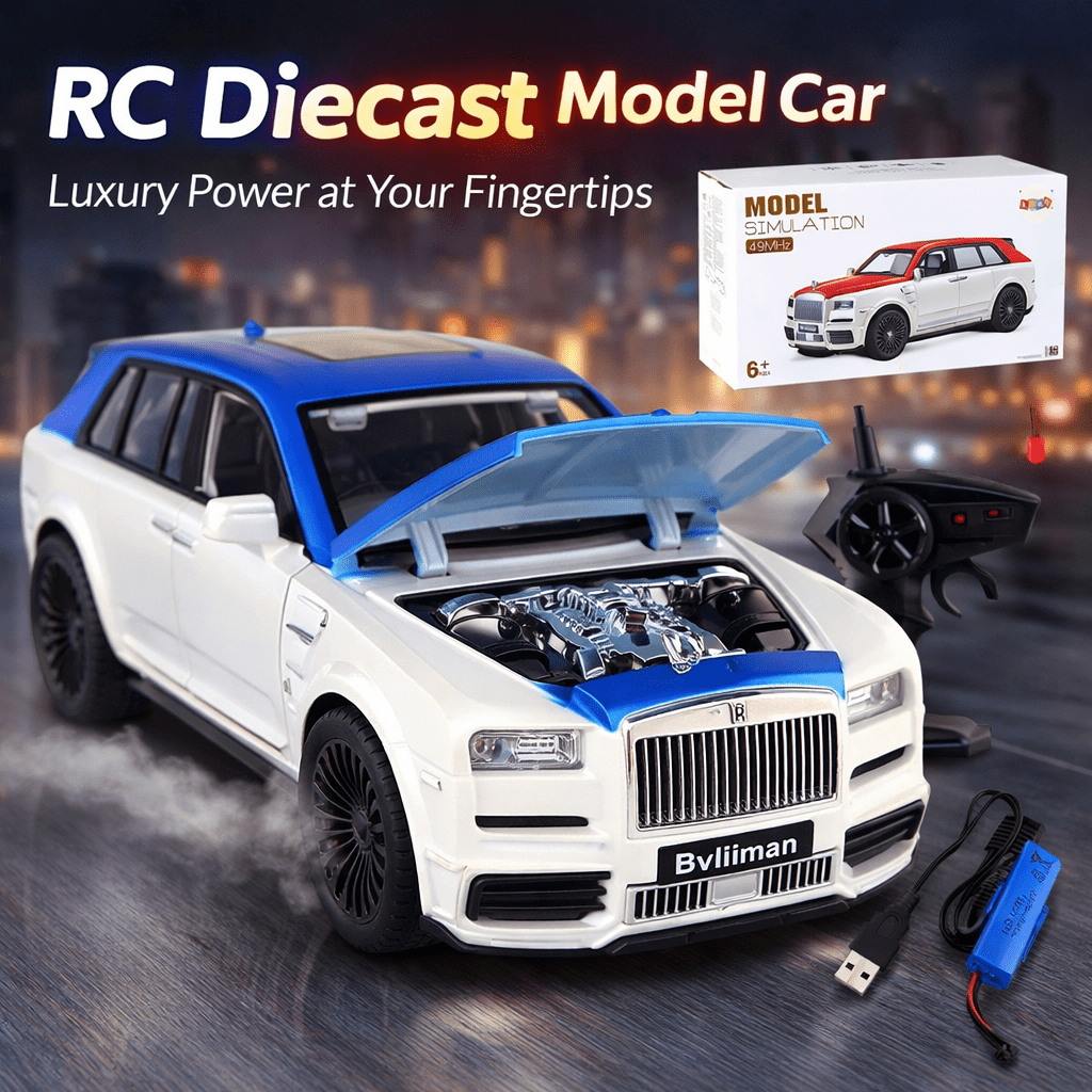1:20 Metal Rolls-Royce Cullinan Remote Control Diecast Metal Car