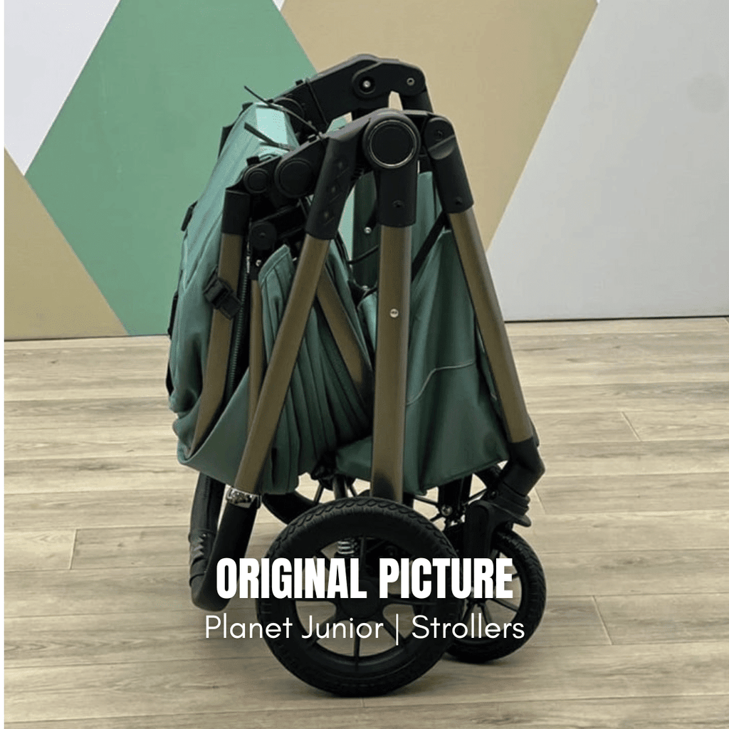 Kidilo Luxury 2-in-1 Reversible Baby Stroller with Mommy Bag