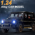 1:24 Mercedes G63 AMG Luxury SUV DieCast Car – Light, Sound & Pullback Power 🚙✨🔥