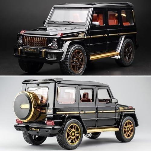 1:24 Mercedes G63 AMG Luxury SUV DieCast Car – Light, Sound & Pullback Power 🚙✨🔥