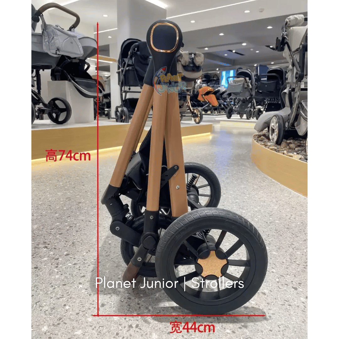 Kidilo Luxury 3-in-1 Pram, Stroller & Infant Car Seat Travel System