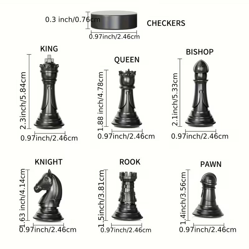 Magnetic Folding Chess Set for Kids & Travel – 25cm Portable Strategy Board Game