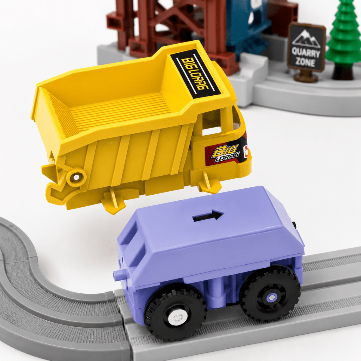 🚧 Construction Quarry Engineering Track Set