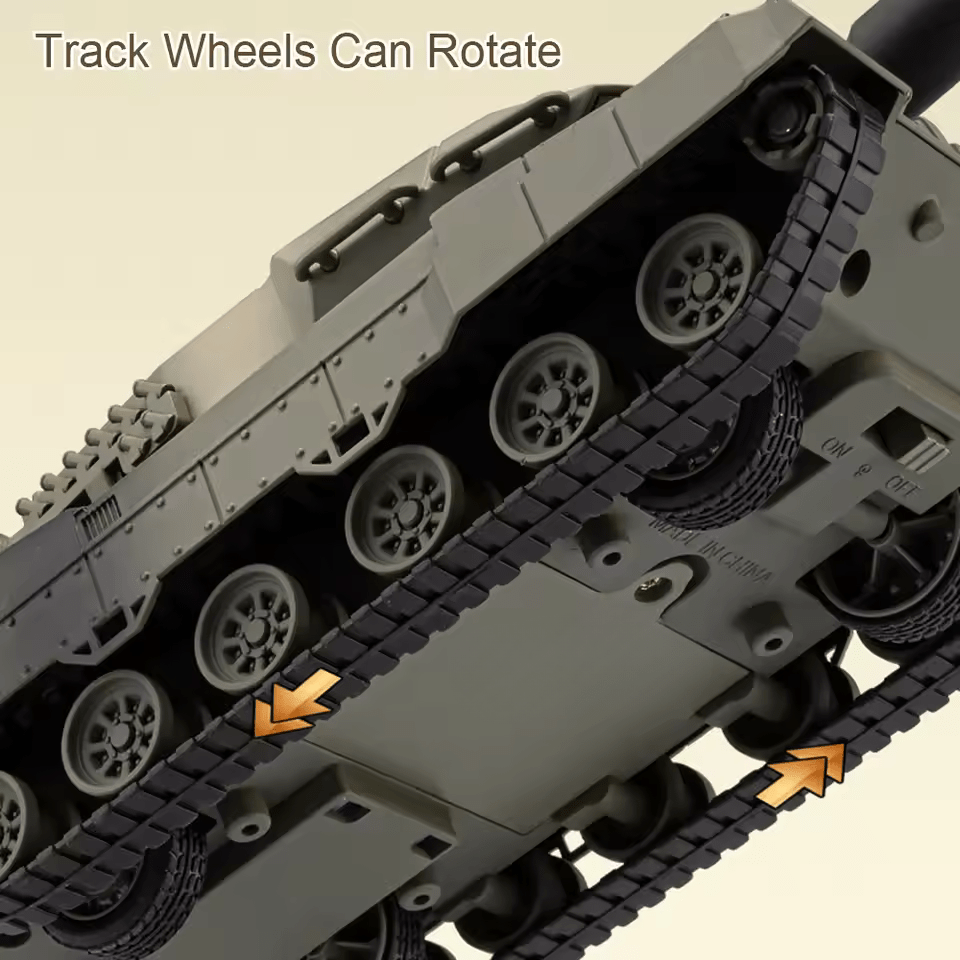 1:48 Alloy Battle Tank with Light & Sound Military Model