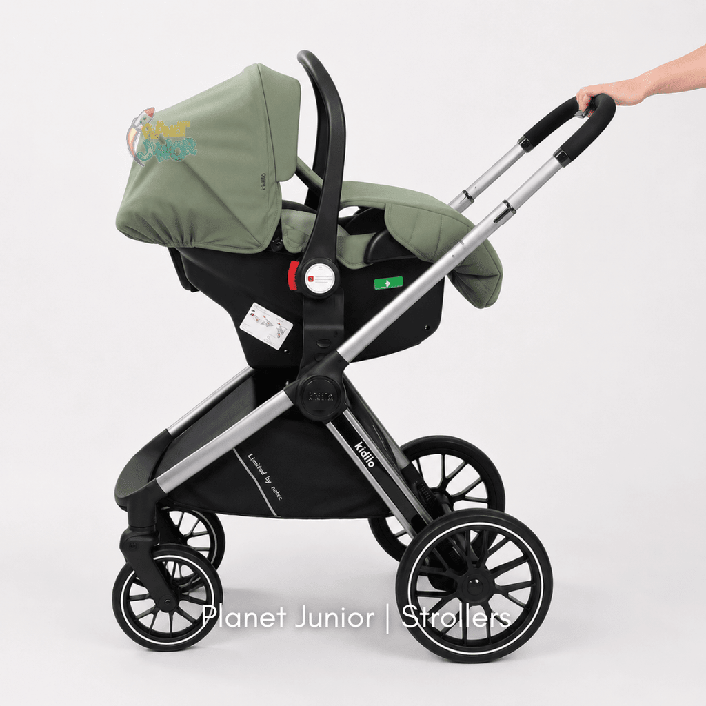 Ultimate Kidilo Luxury 3-in-1 Pram, Stroller & Infant Carrier Travel System