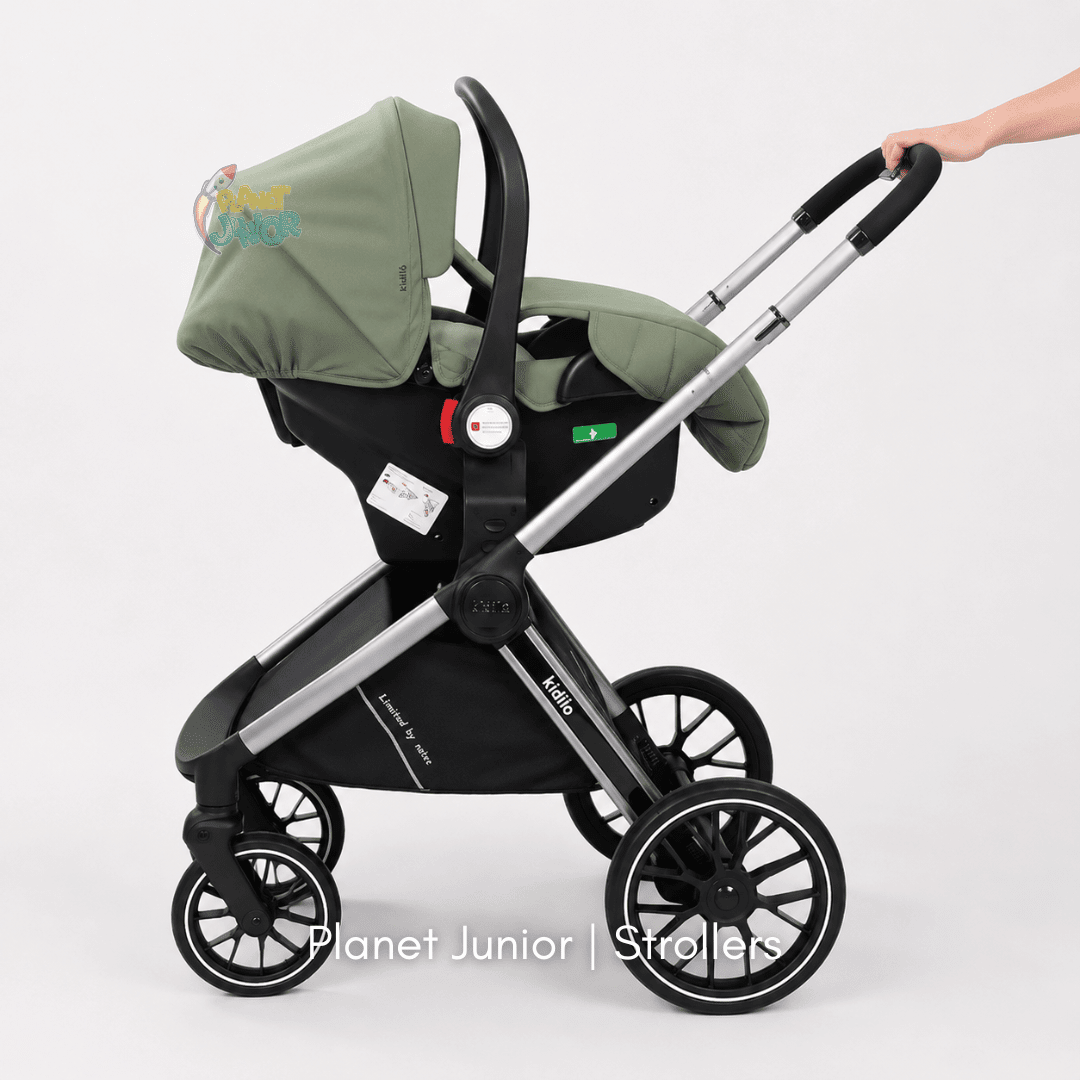 Ultimate Kidilo Luxury 3-in-1 Pram, Stroller & Infant Carrier Travel System