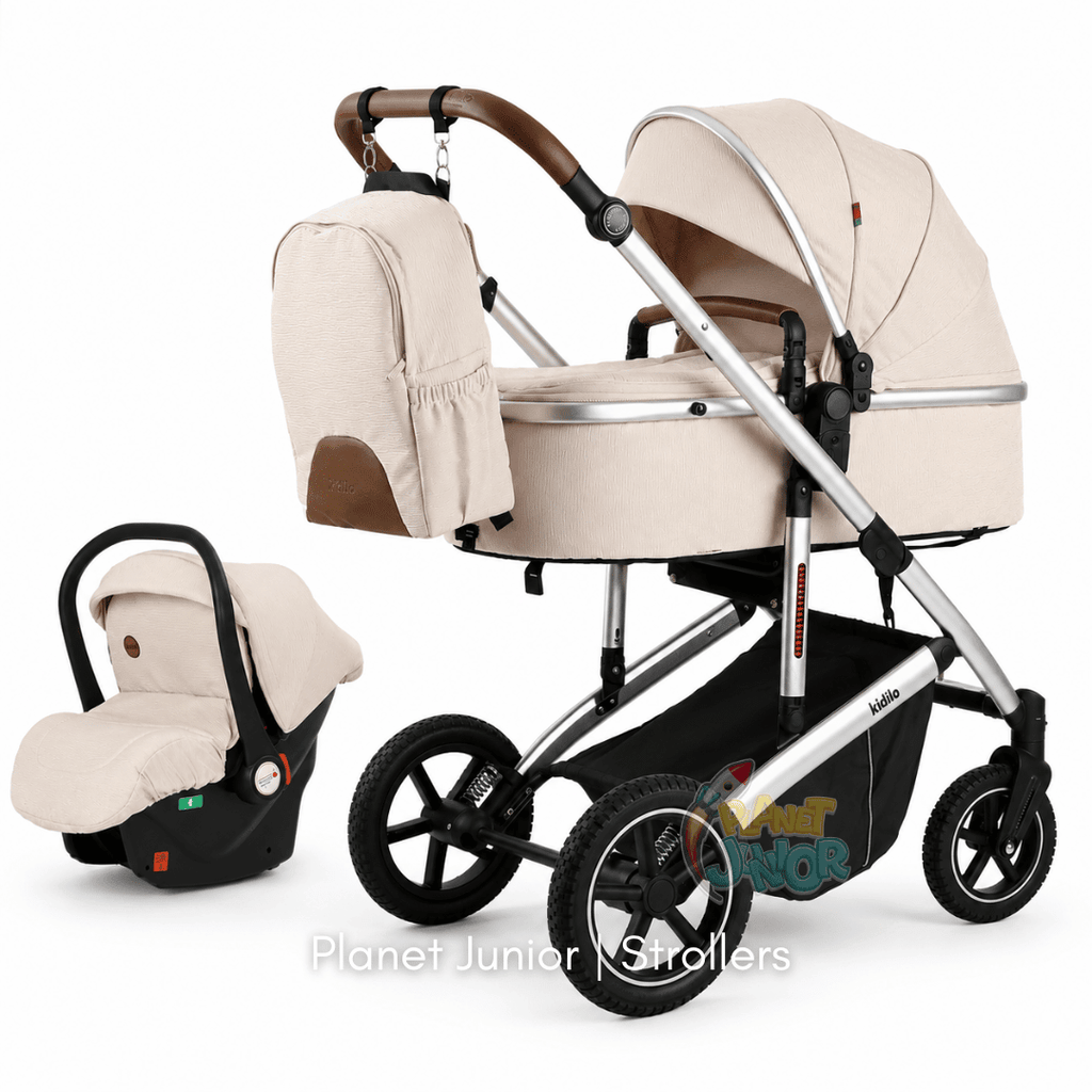 Kidilo Luxury Baby Stroller, Bag & Infant Carrier