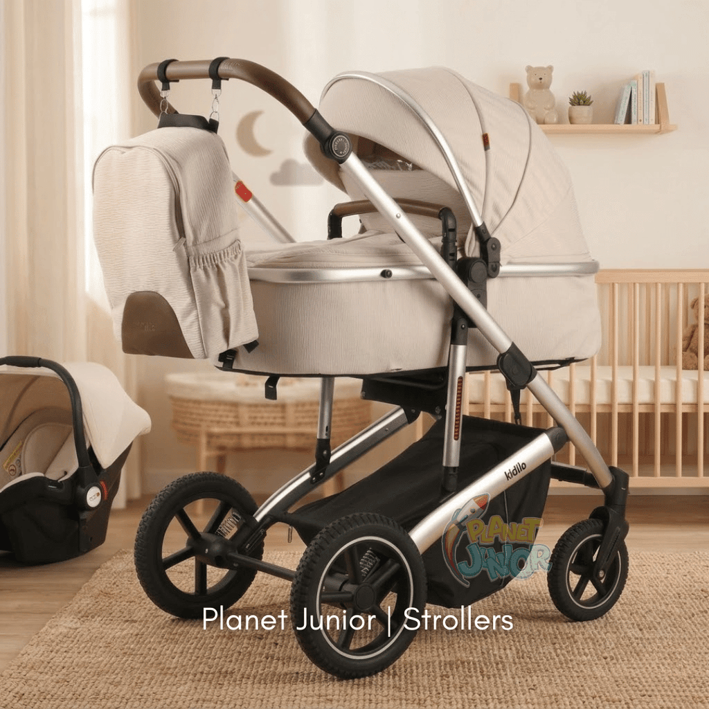 Kidilo Luxury Baby Stroller, Bag & Infant Carrier