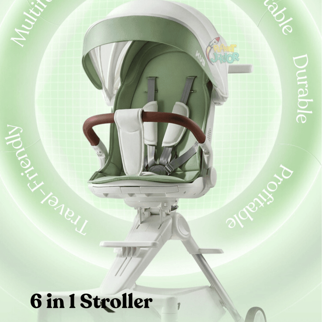 KUB Luxury Reversible High-View Baby Stroller