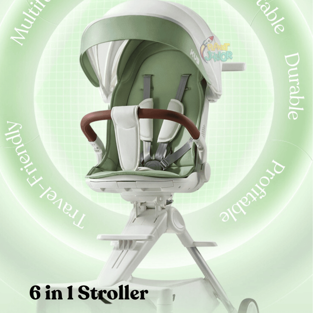 KUB Luxury Reversible High-View Baby Stroller