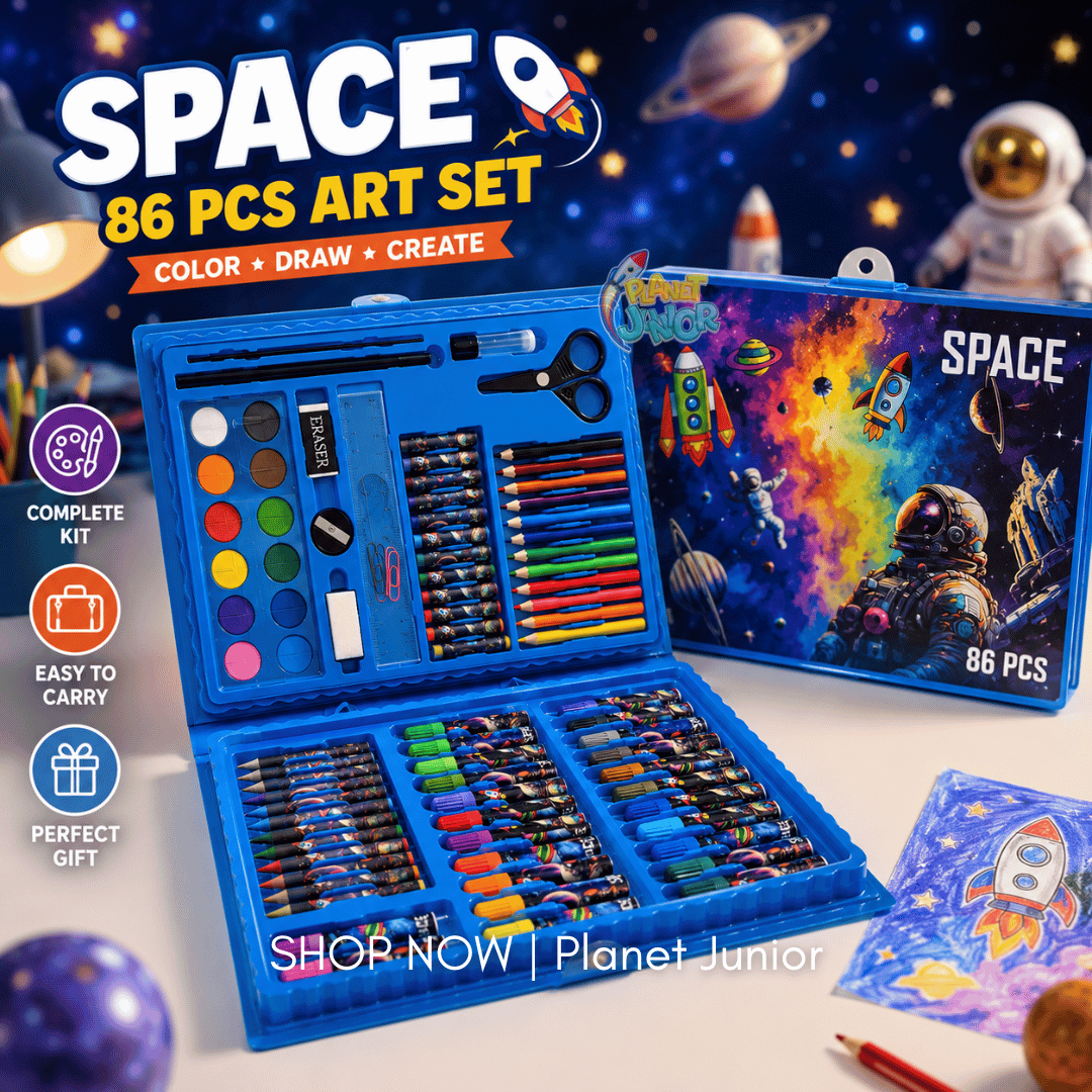 Space Art & Coloring Set | 86-Piece