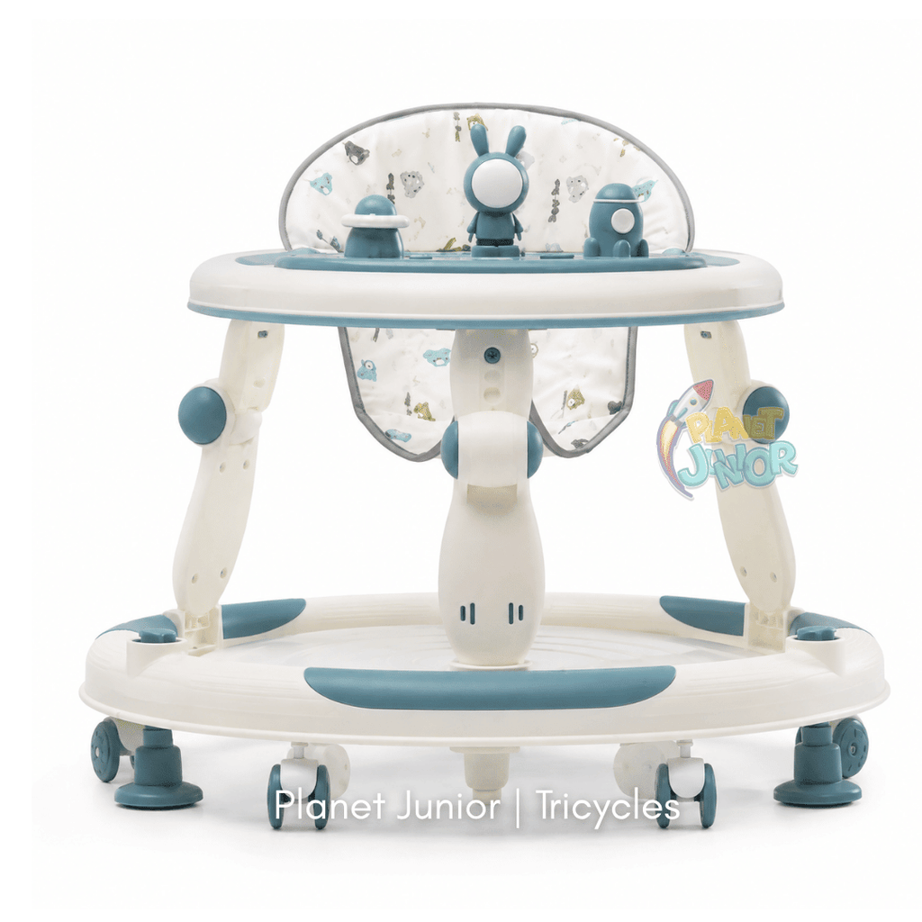 🚀 Premium Space-Themed Baby Walker with Activity Toys