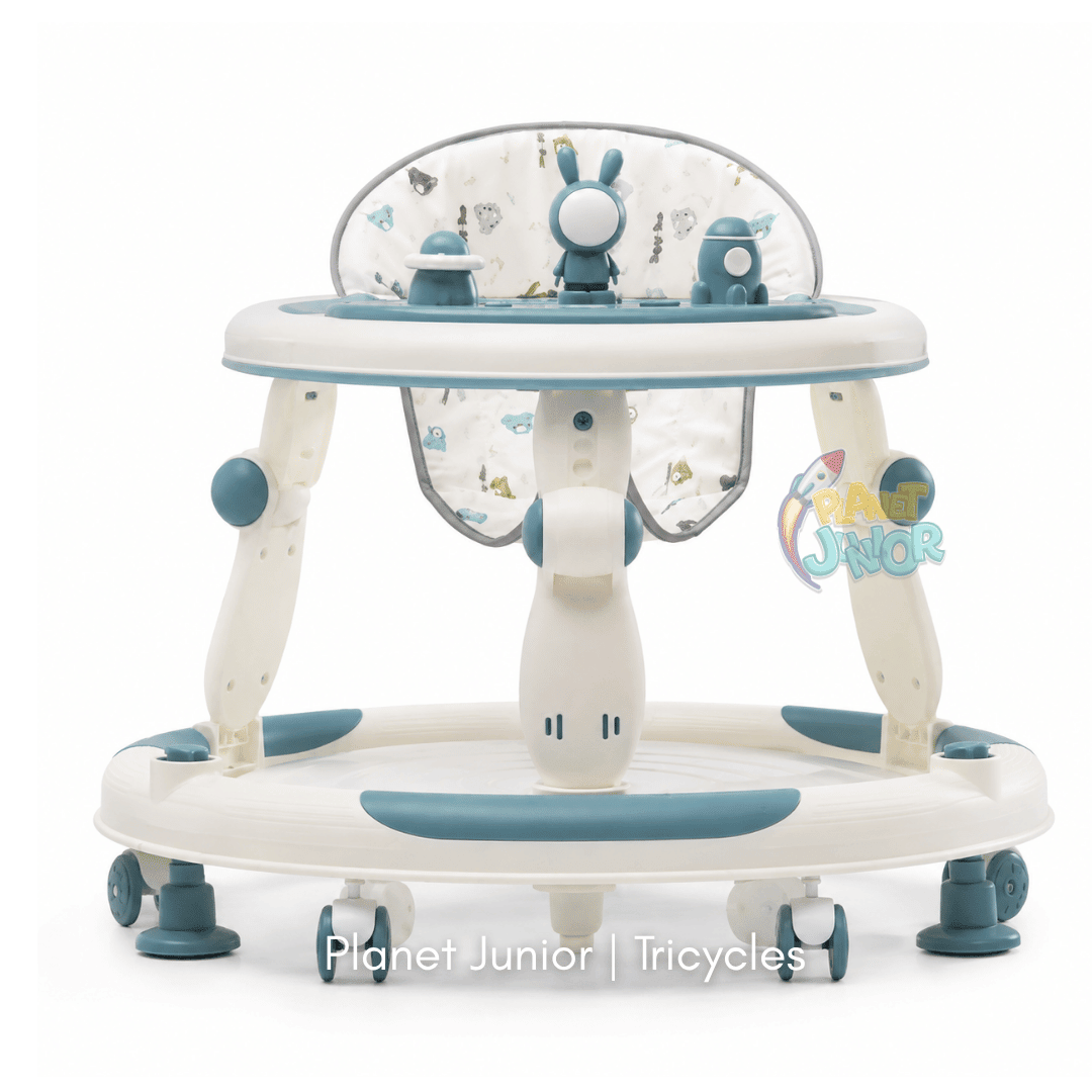 🚀 Premium Space-Themed Baby Walker with Activity Toys