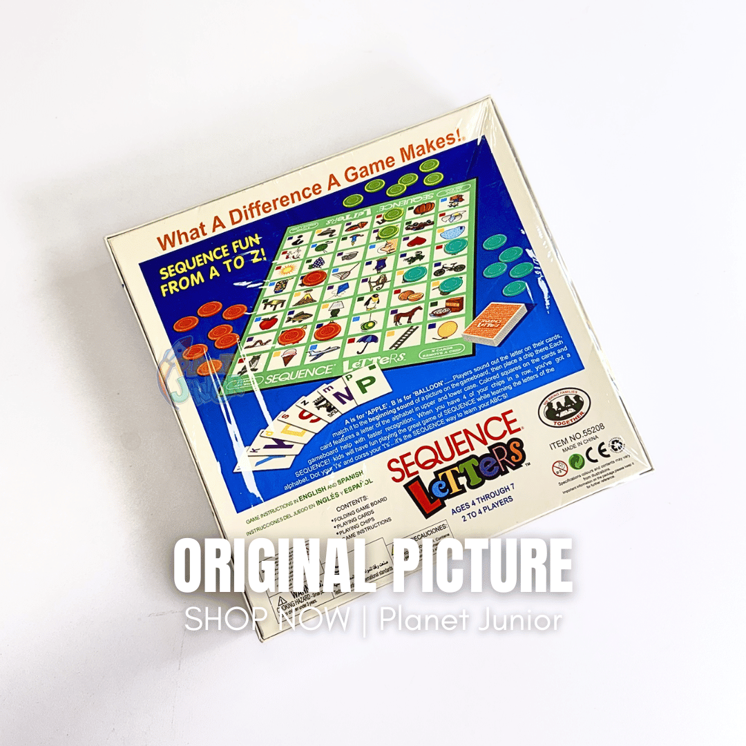 Sequence Letters Alphabet Matching Board Game