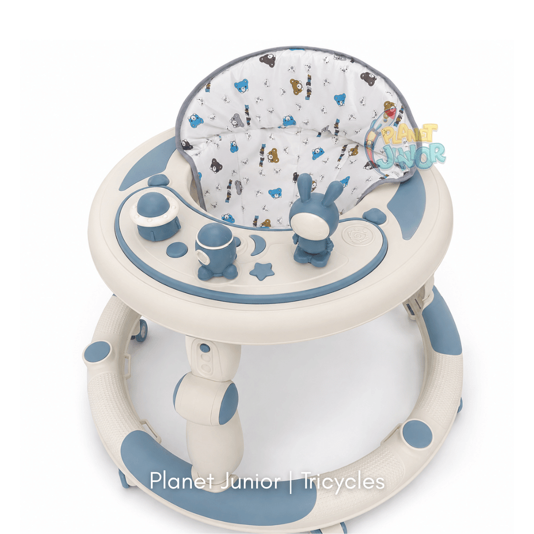 🚀 Premium Space-Themed Baby Walker with Activity Toys