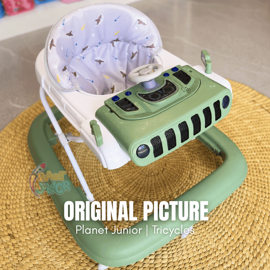 🚙 Premium 4x4 Jeep-Style Baby Walker with Music & Activity Toys