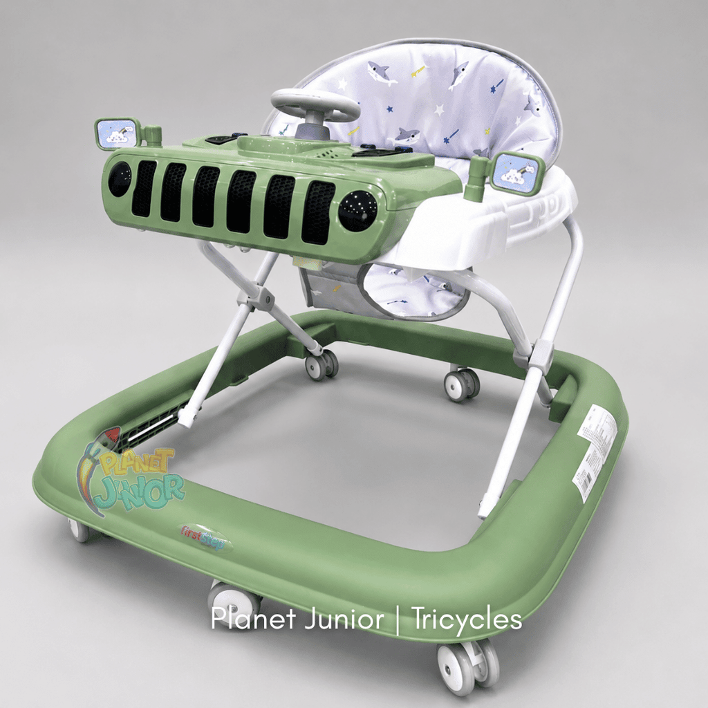 🚙 Premium 4x4 Jeep-Style Baby Walker with Music & Activity Toys