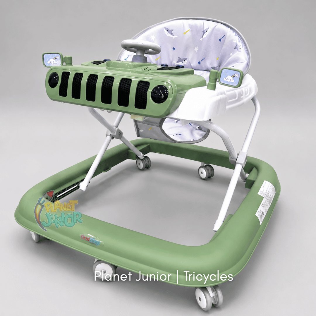 🚙 Premium 4x4 Jeep-Style Baby Walker with Music & Activity Toys