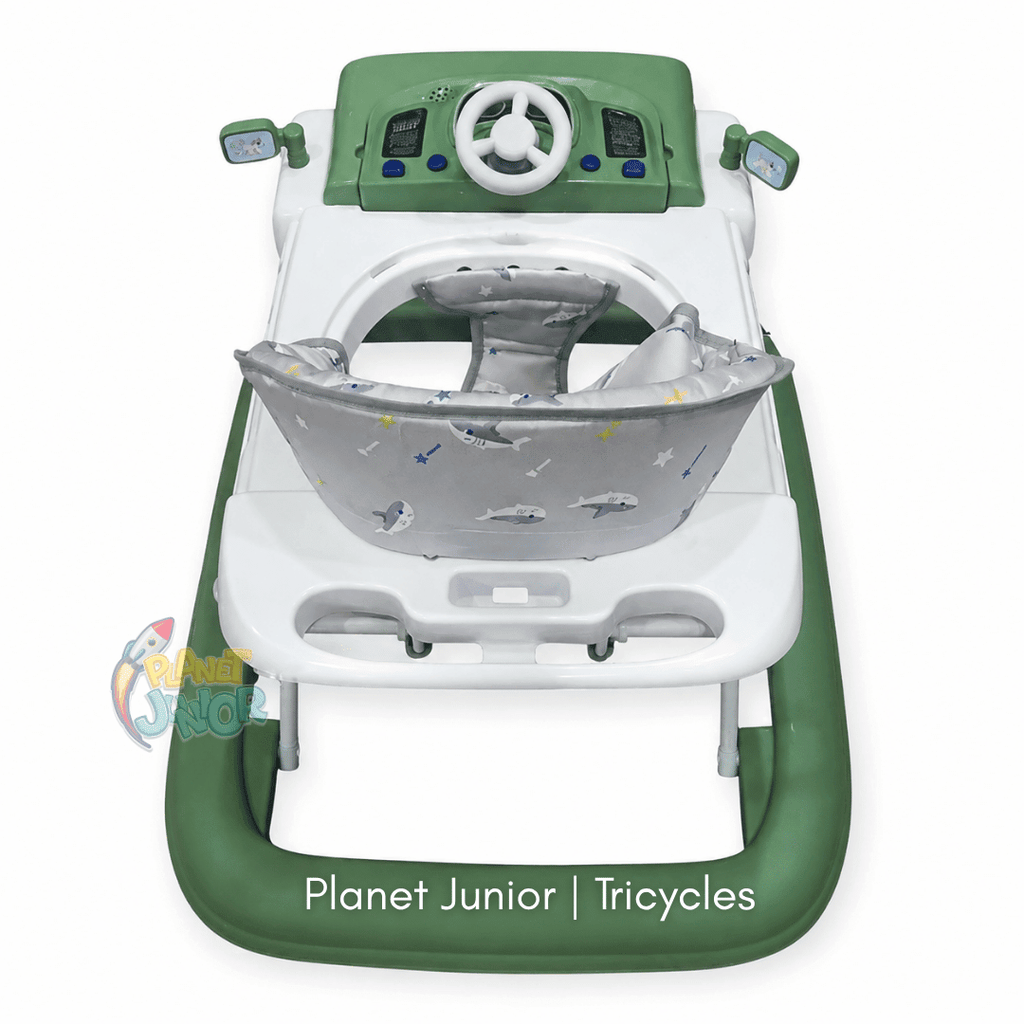 🚙 Premium 4x4 Jeep-Style Baby Walker with Music & Activity Toys
