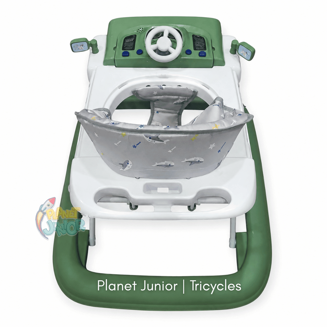 🚙 Premium 4x4 Jeep-Style Baby Walker with Music & Activity Toys
