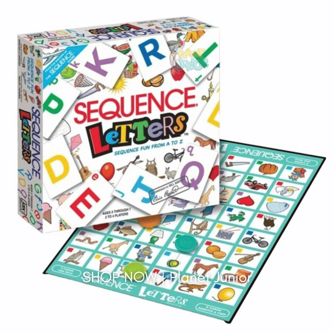 Sequence Letters Alphabet Matching Board Game
