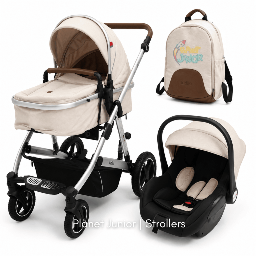 Kidilo Luxury Baby Stroller, Bag & Infant Carrier