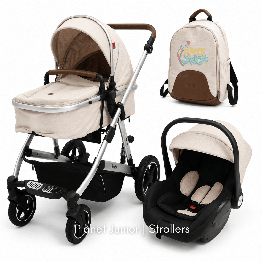 Kidilo Luxury Baby Stroller, Bag & Infant Carrier