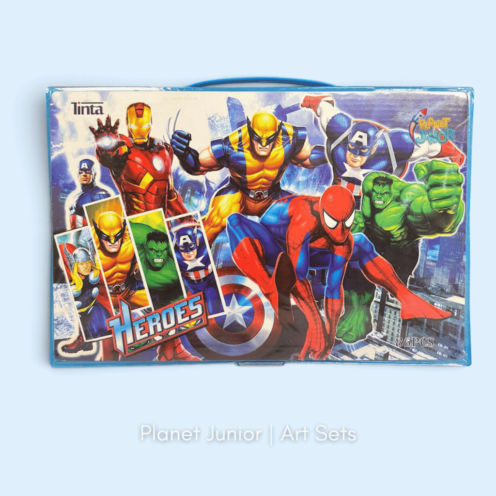 Avengers Large Foldable Coloring Art Set | 86 Pcs