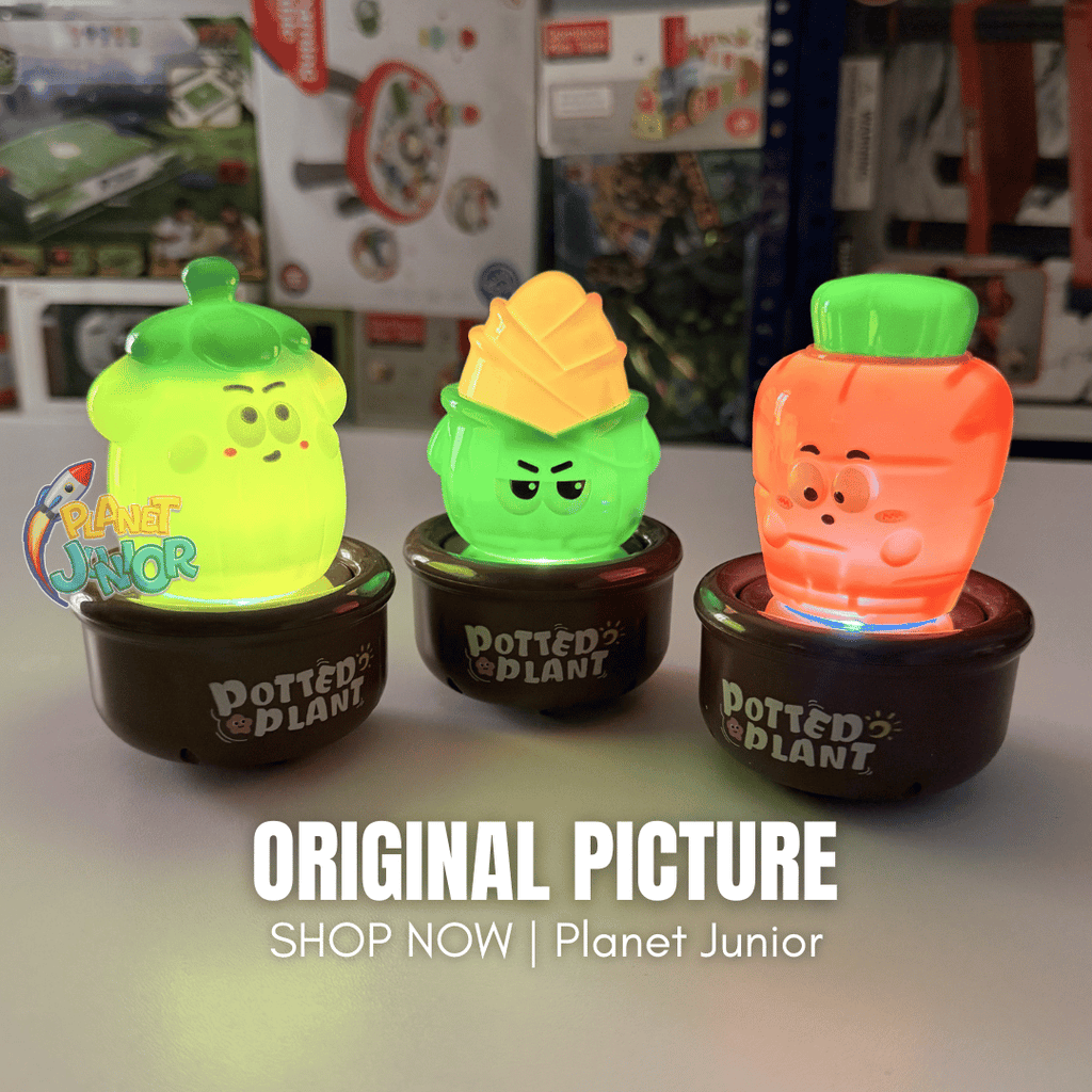 Cute Veggie Press & Go with Light | 1 Pc