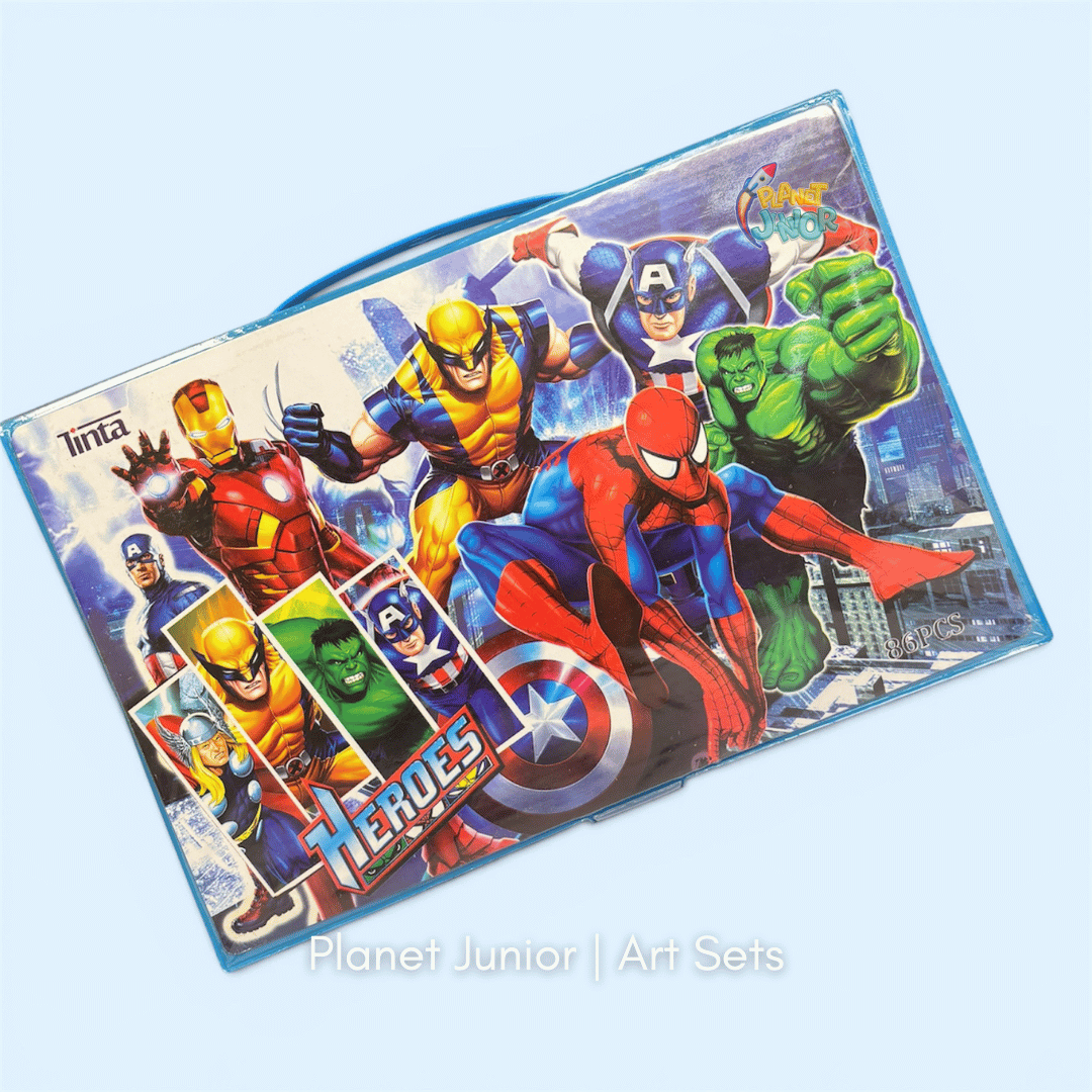 Avengers Large Foldable Coloring Art Set | 86 Pcs