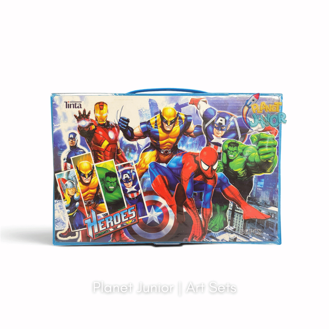 Avengers Large Foldable Coloring Art Set | 86 Pcs