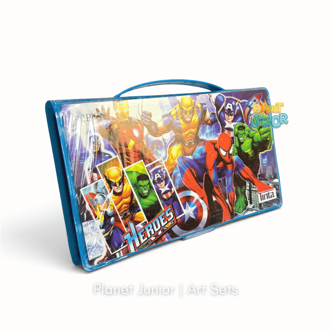 Avengers Hero Art Set in Carry Case | 42 PCS