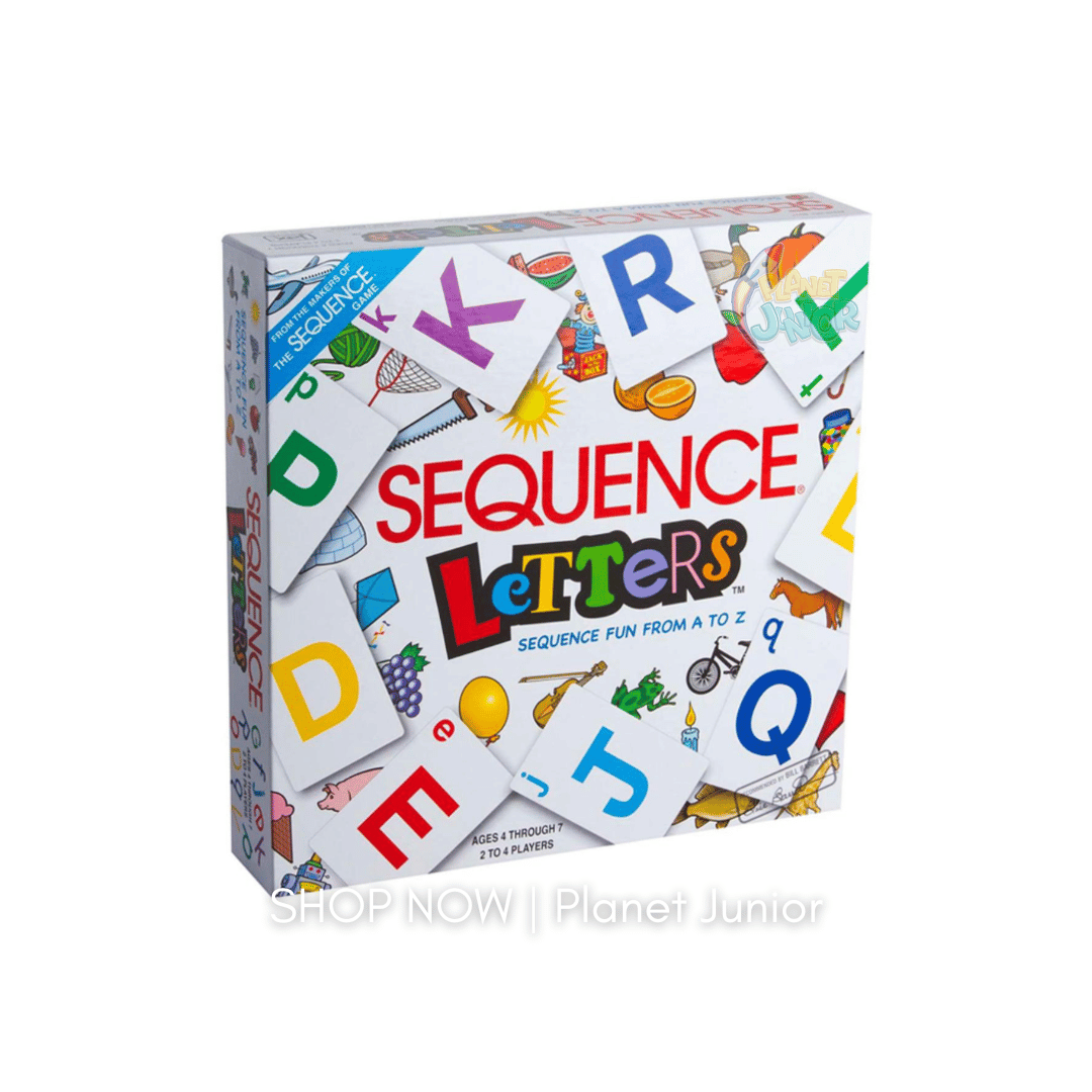Sequence Letters Alphabet Matching Board Game