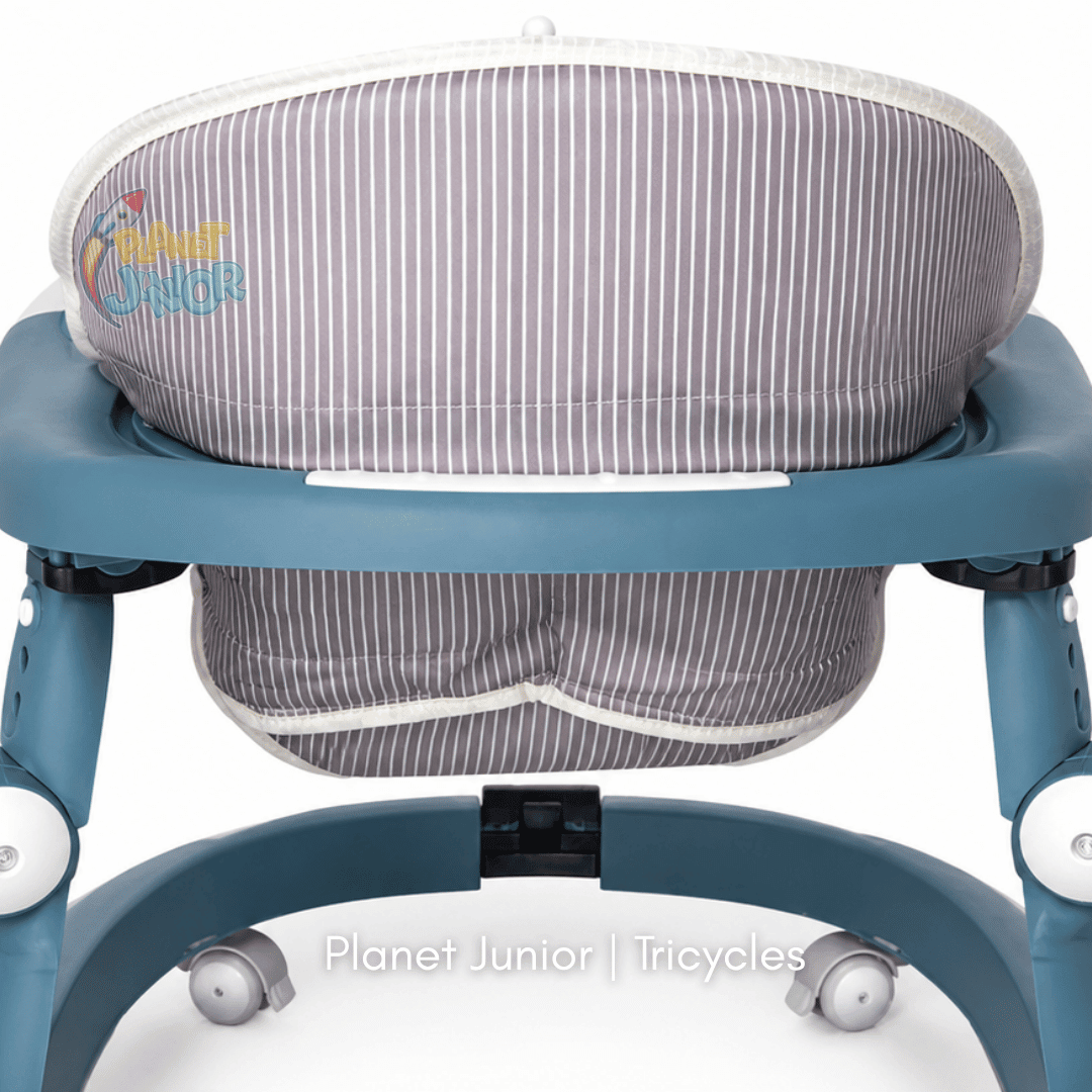 👶 3-in-1 Adjustable Baby Walker with Rocking Function, Feeding Tray & Music