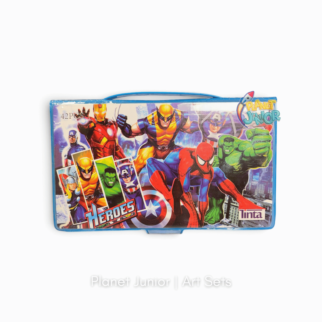 Avengers Hero Art Set in Carry Case | 42 PCS