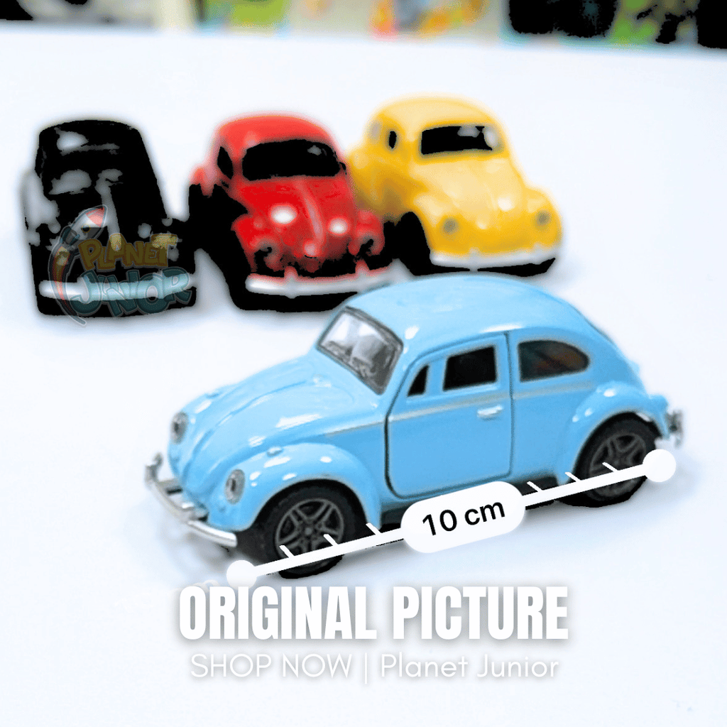 1:32 Scale Vintage Die-Cast Pull Back Model Beetle Car | 1 Pcs